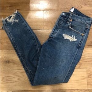 Agolde distressed jeans